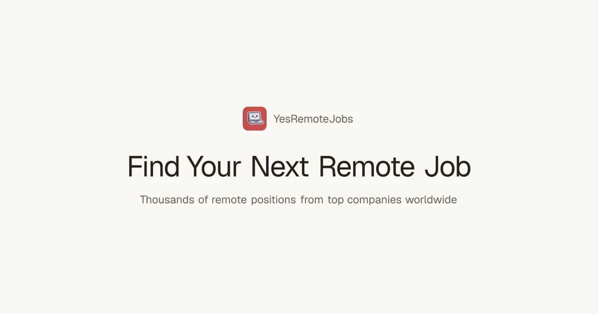 YesRemoteJobs