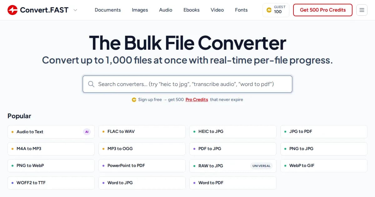 Convert.FAST