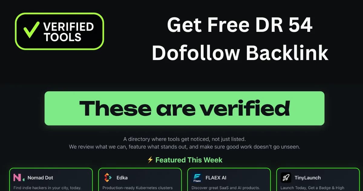 Verified Tools