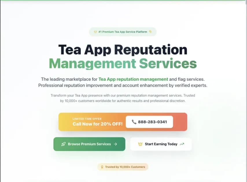 Tea App Green Flags