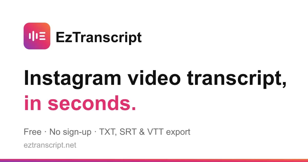 EzTranscript