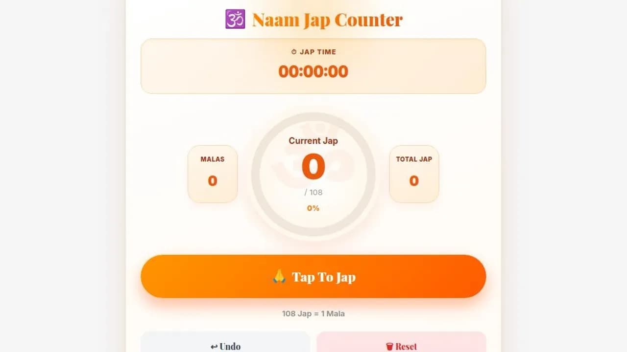 Naam Japa Counter Online